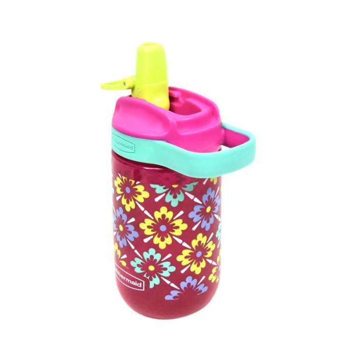 Rubbermaid 400 Ml Tiki Flower Botol Minum Anak