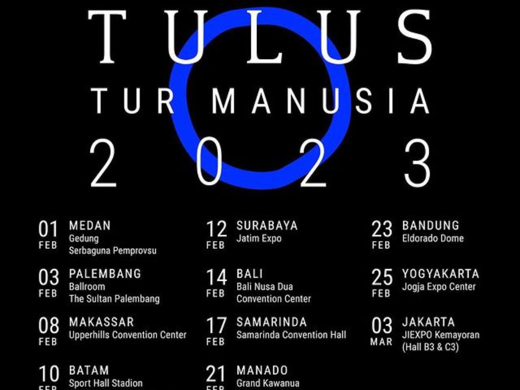 jadwal konser tulus