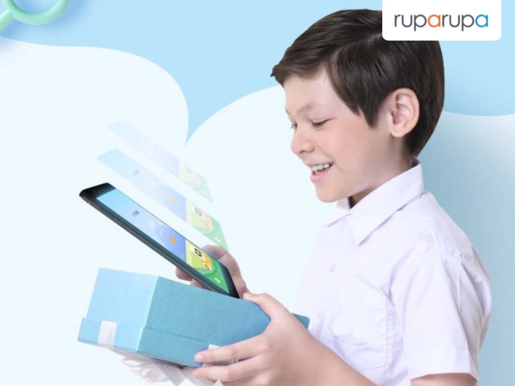 kado untuk anak sd Tablet Belajar Olike Edu Tablet 8 Inch Black