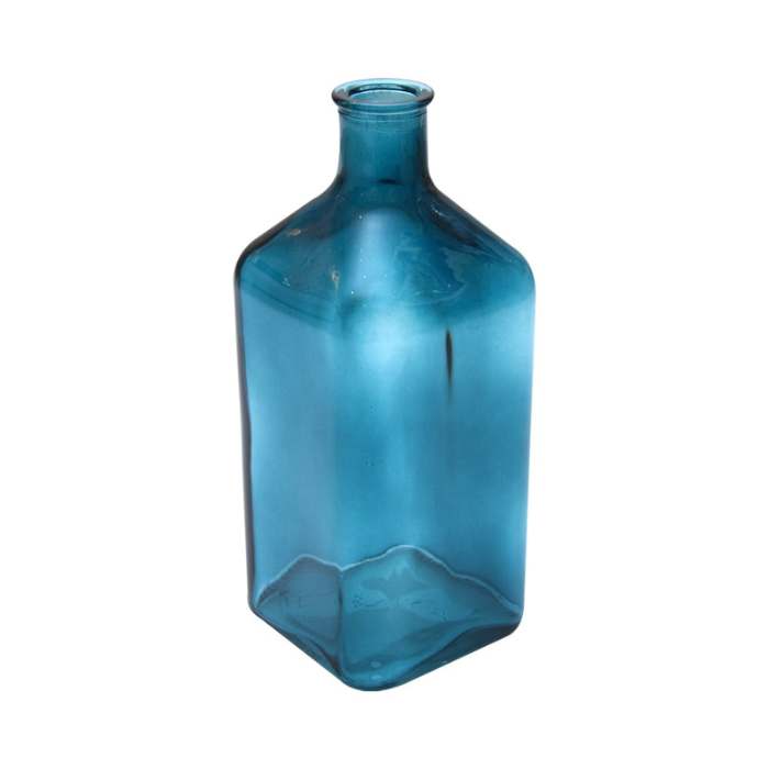 Vas Kaca 20 Cm - Biru