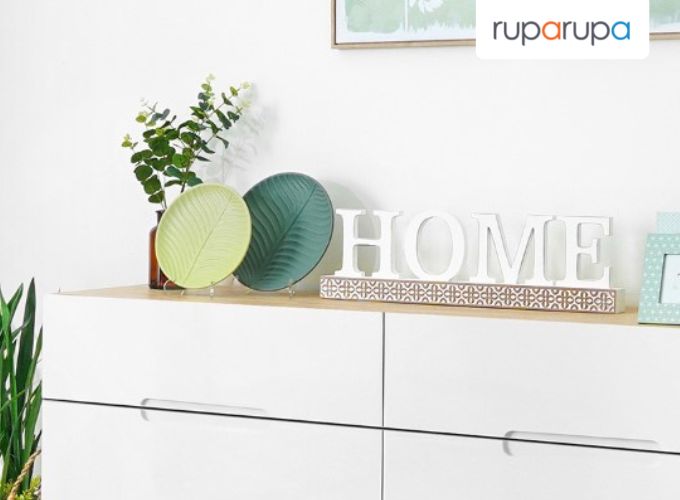 hiasan minimalis piring