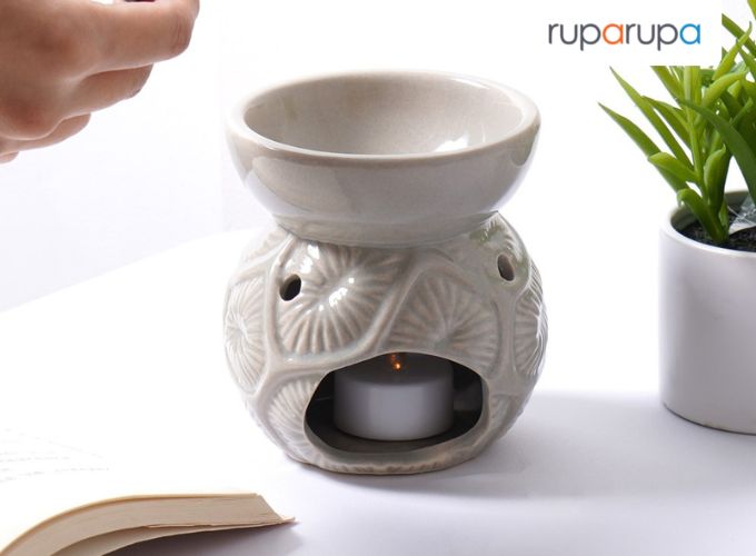 hiasan minimalis tungku aromaterapi