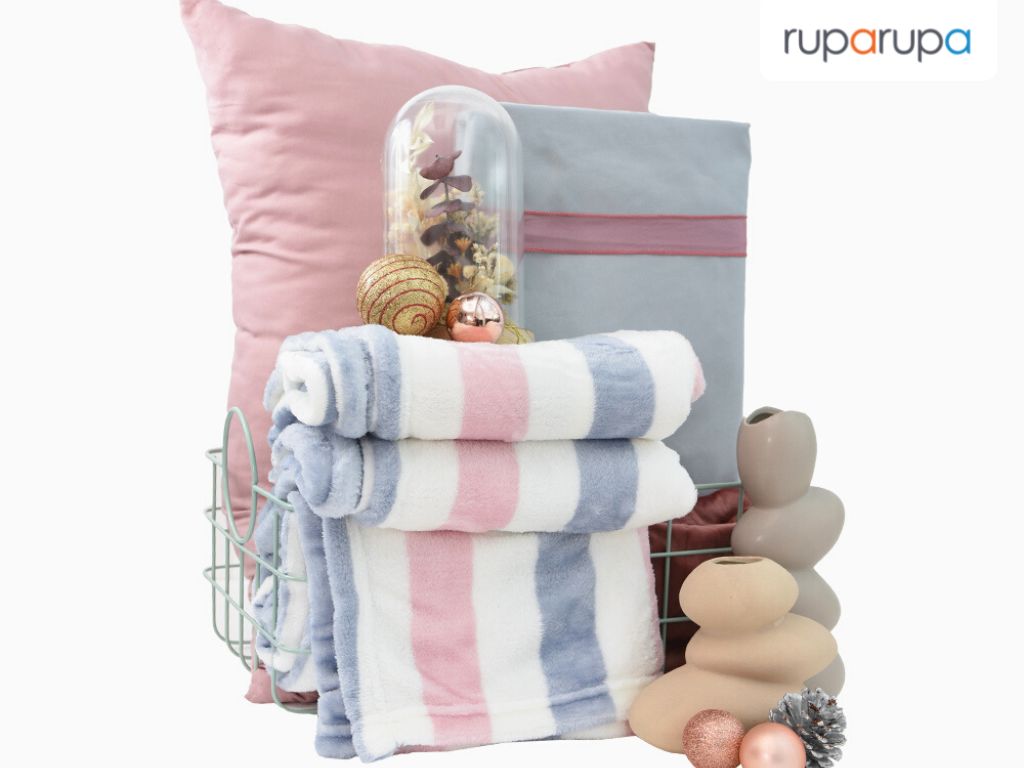 desain hampers serba pastel