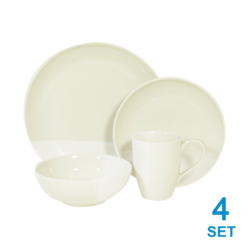 Delica Set 16 Pcs Coupe Peralatan Makan - Abu-