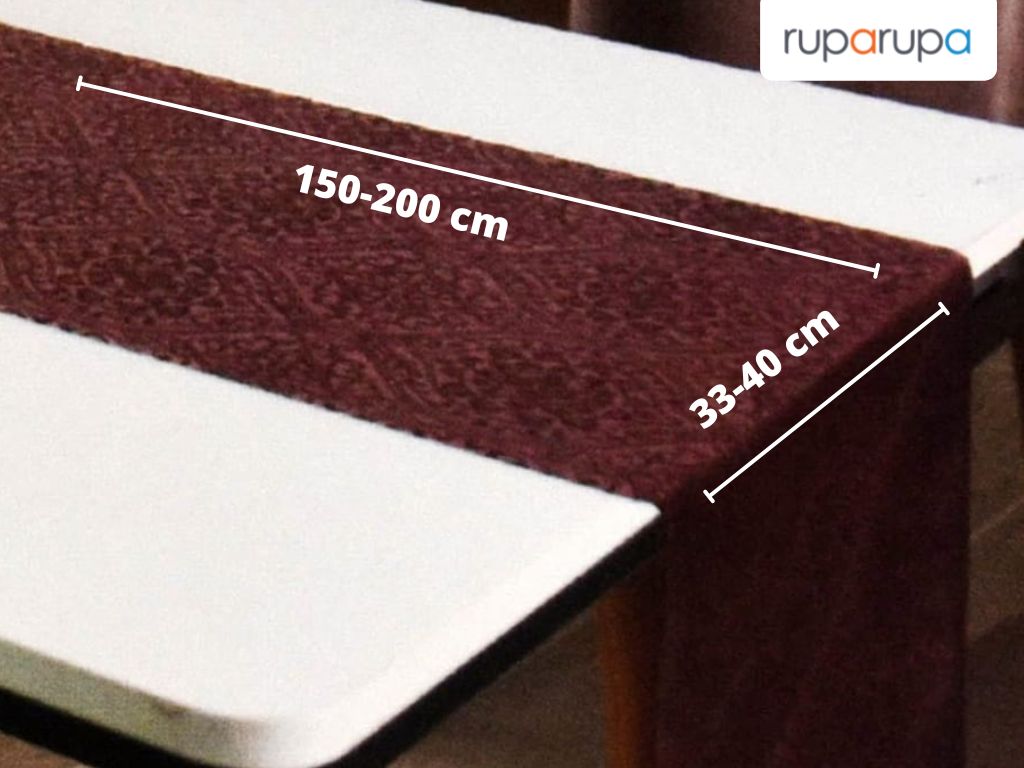 ukuran table runner