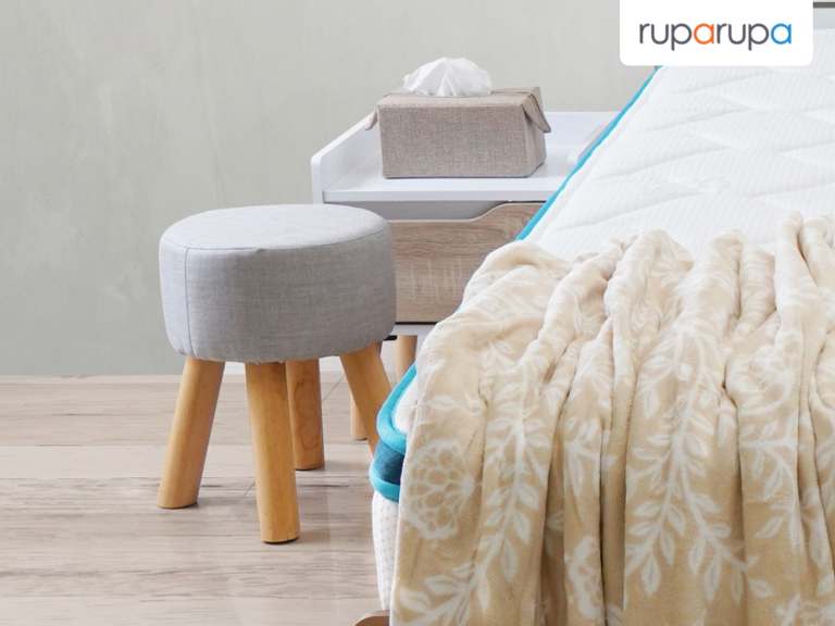 jenis kursi kamar tidur Selma Tango Bangku - Abu-abu Muda