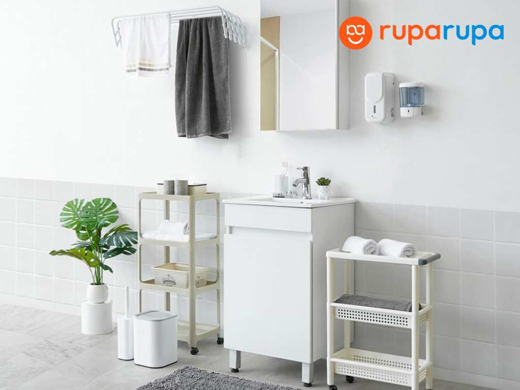 Informa Rooney Set Kabinet Kamar Mandi - Putih