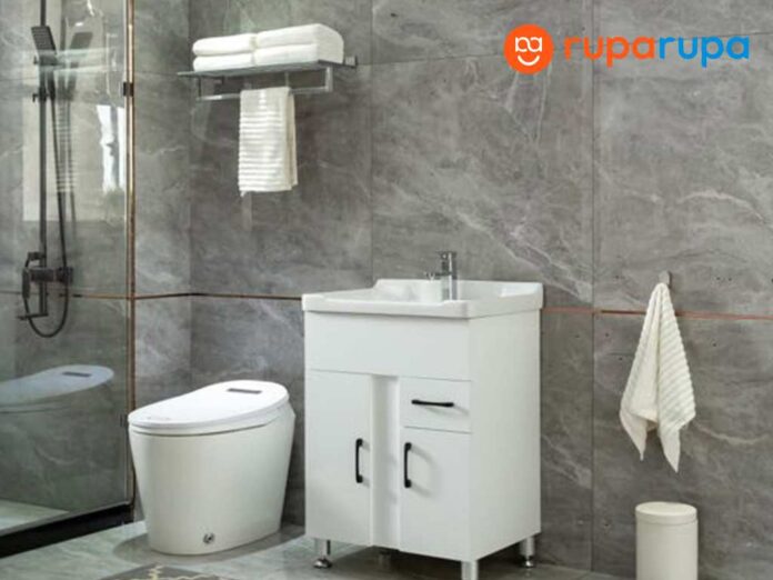 Kris Kabinet Kamar Mandi Pvc Dc-04 - Putih