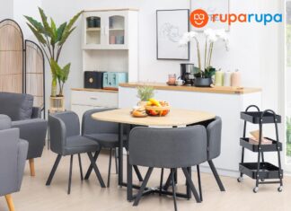 ruang makan terbuka minimalis