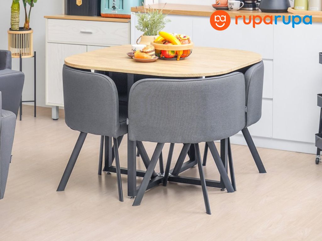 set meja makan minimalis