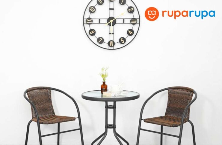 Colorado Set Kursi & Meja Teras - Cokelat