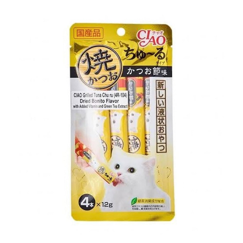Ciao Makanan Kucing Grilled Tuna Bonito 48gr