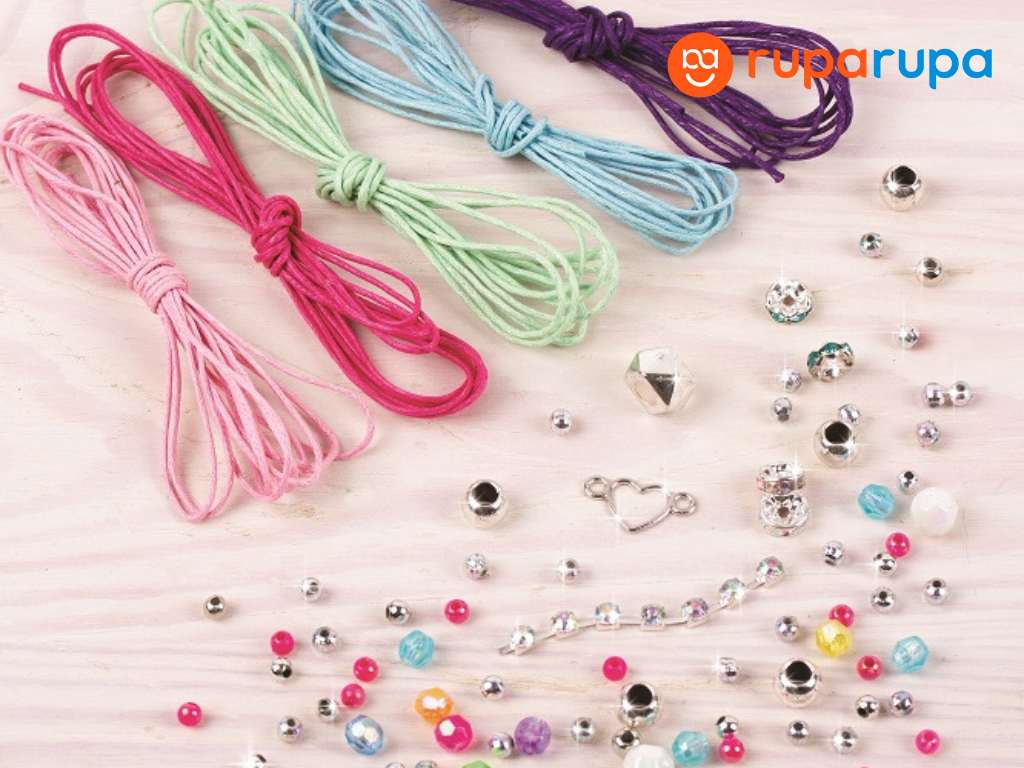 Make It Real Rainbow Bling Bracelets mainan gelang