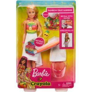 boneka barbie crayola