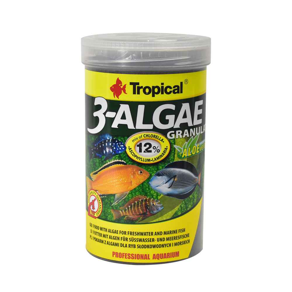 Tropical 1 Ltr Makanan Ikan 3 Algae Gra