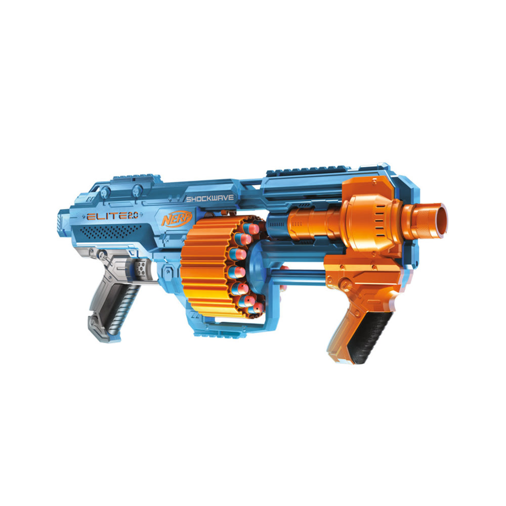 Nerf Pistol Mainan Elite 2.0 Shockwave Rd15 E9531
