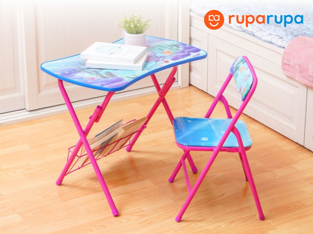 meja belajar lipat tinggi